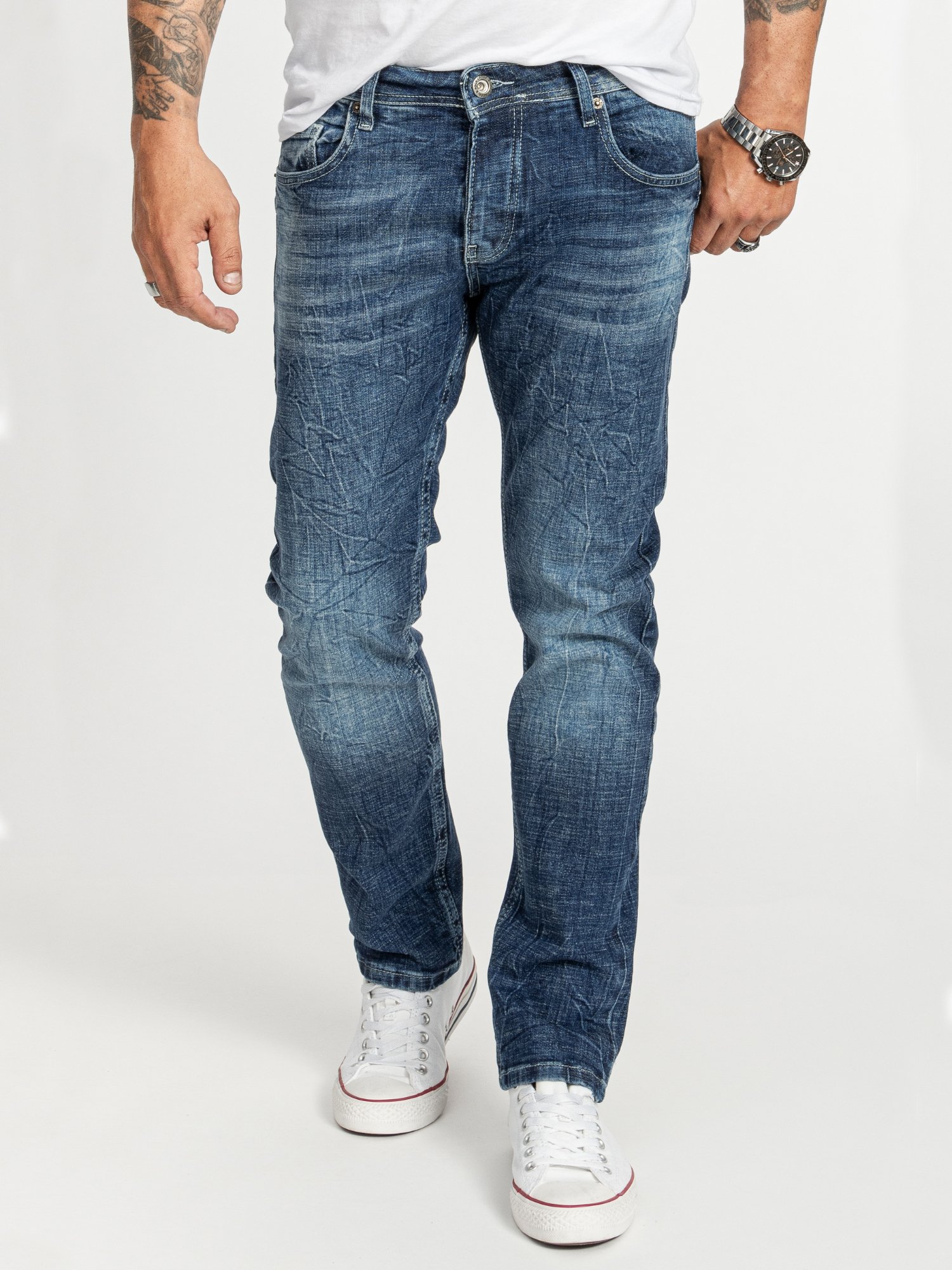 Rock Creek Jeans Blau