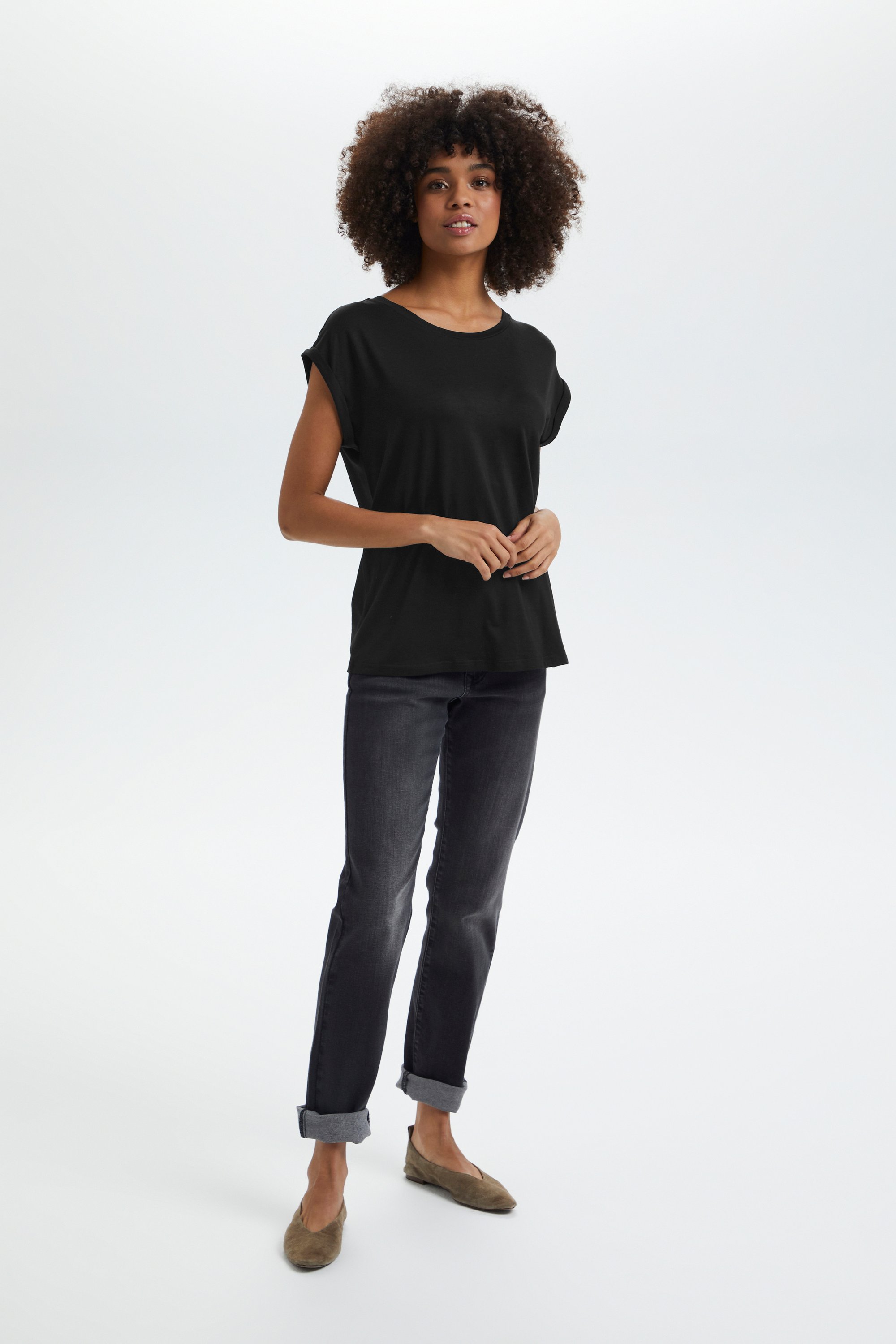 T-shirt Casual fit black