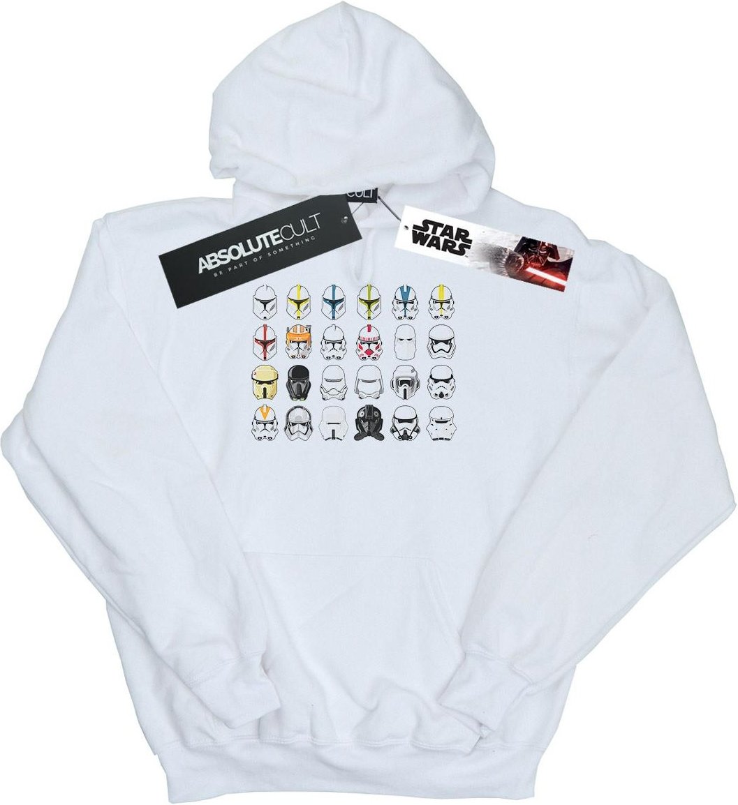 Star Wars - "Troopers" Kapuzenpullover für Herren (Weiß)