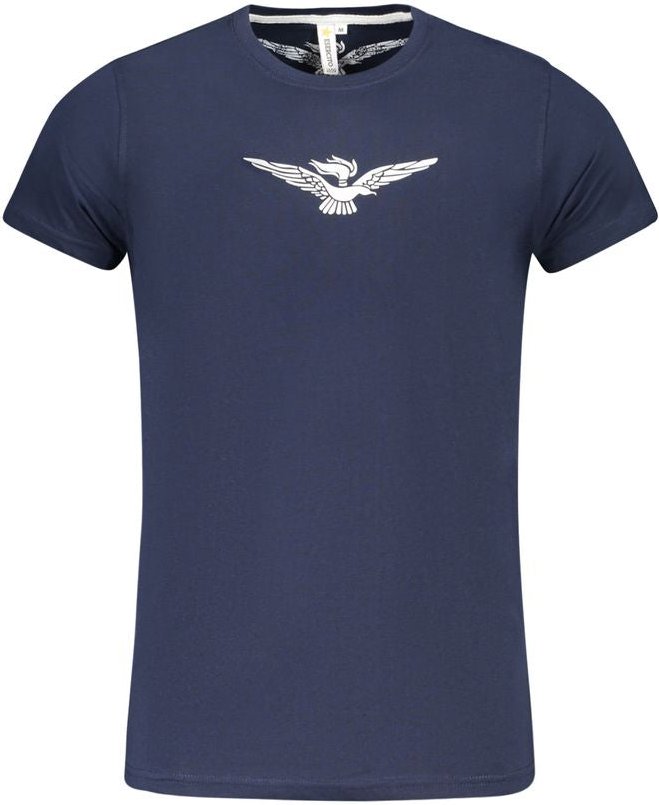 Accademia Militare Blauer Baumwoll-Herren-T-Shirt