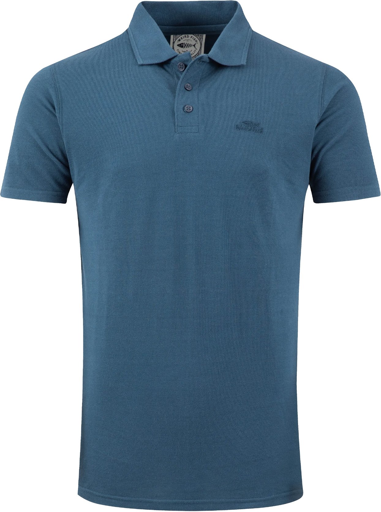 Weird Fish - "Giles" Poloshirt für Herren, Piqué (Bundes-Blau)