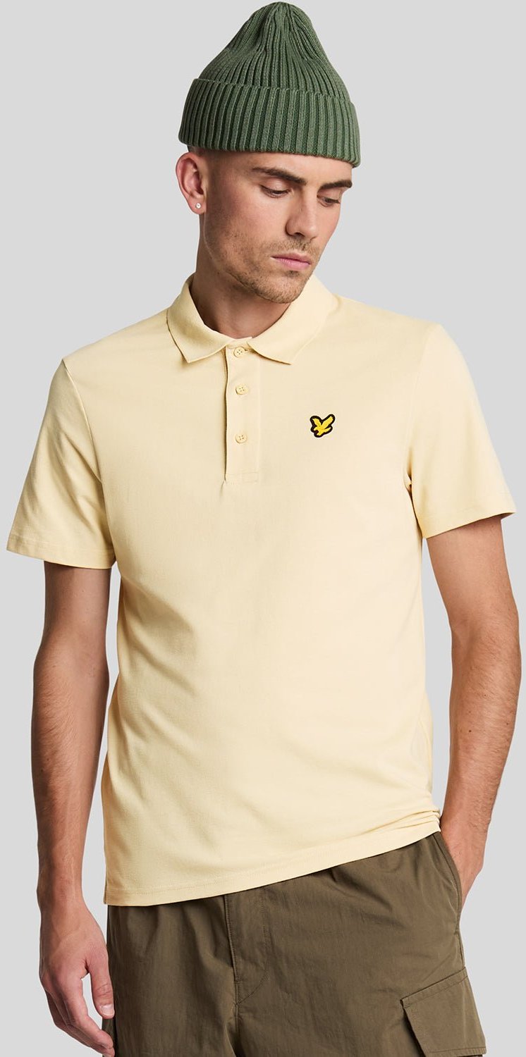 Lyle & Scott Sport Poloshirt mit kurzen Ärmeln - Beige