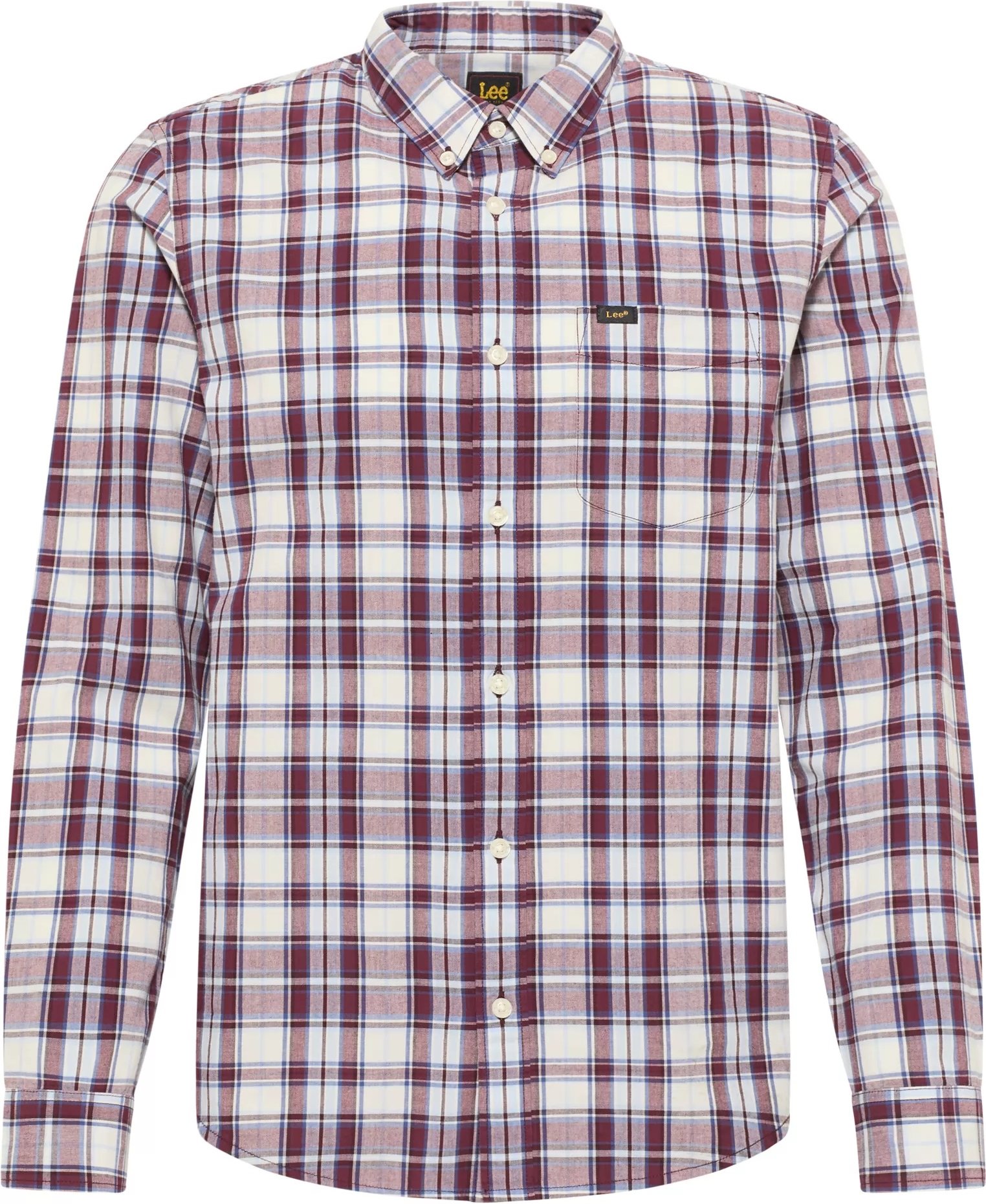 Lee - LEE BUTTON-DOWN-SAMT-BLAU