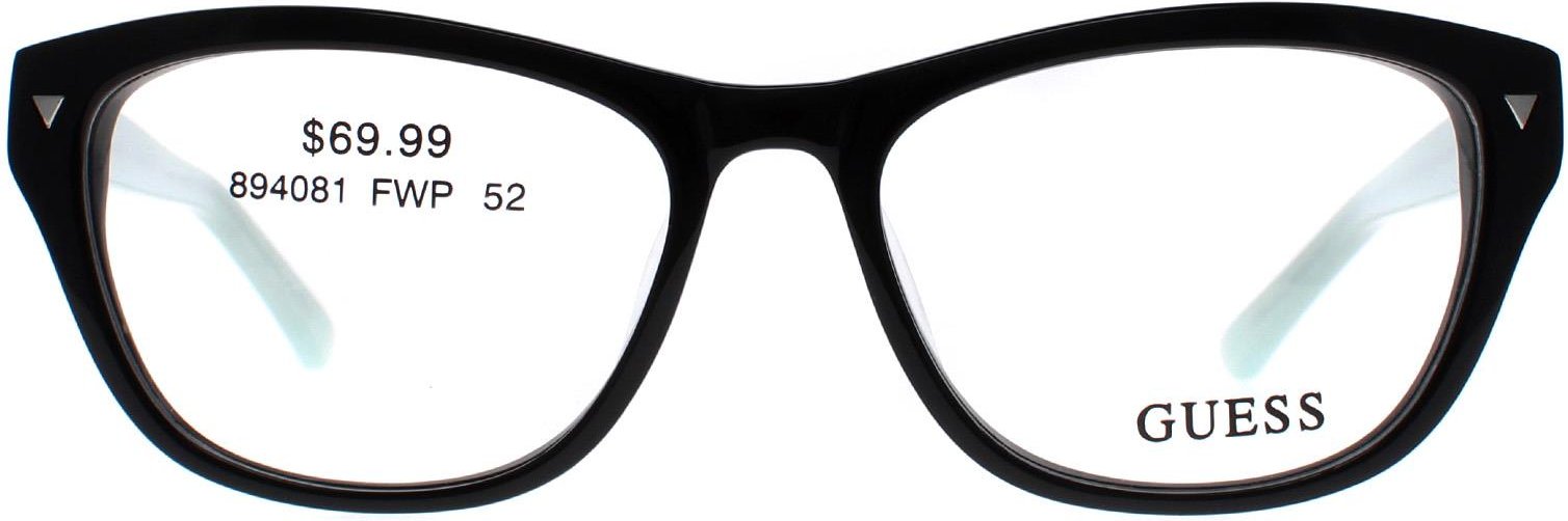 Thumbnail - Guess Square Womens Schwarz Blau GU2452