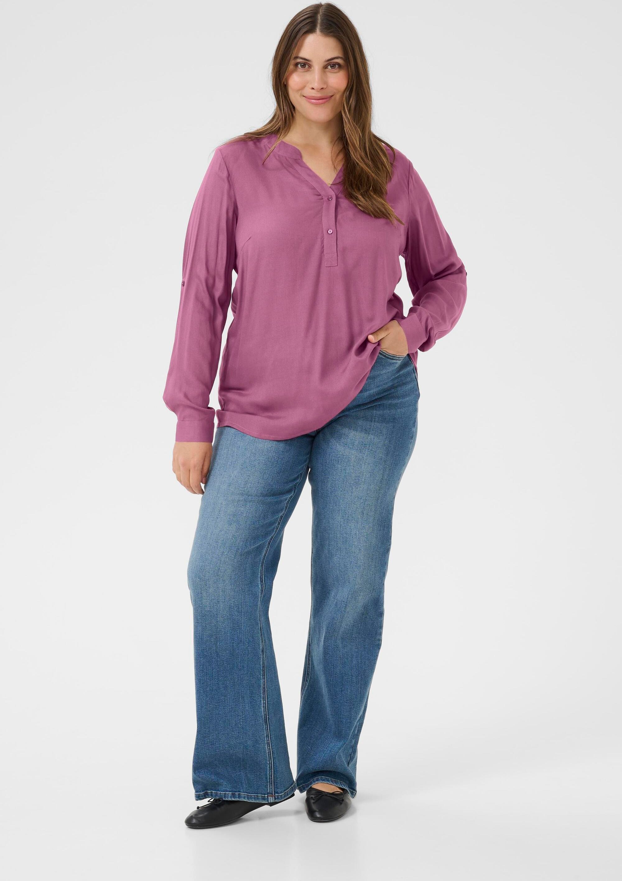 Langarm-Bluse KCsida Langarm-Bluse Regular fit purple