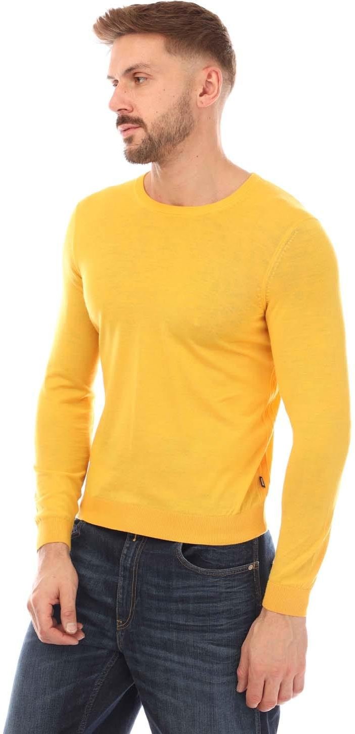Hugo Boss - "Leno-P" Pullover für Herren (Gelb)