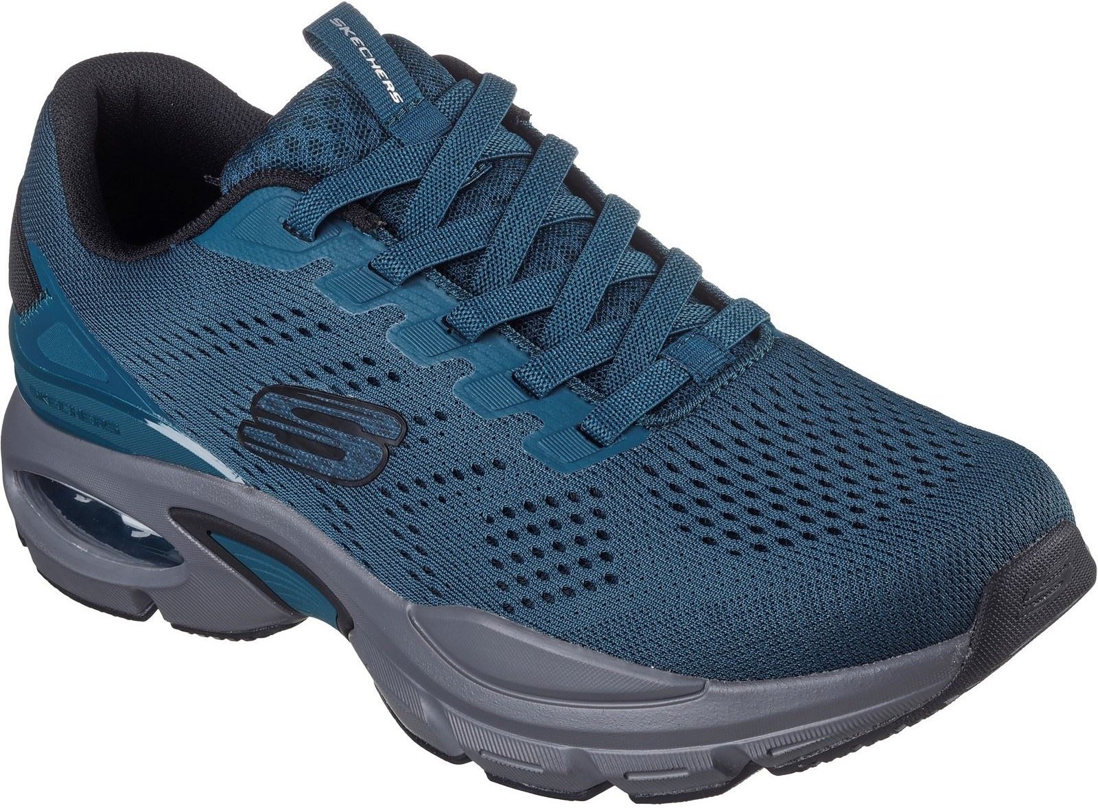 Thumbnail - Skechers Skech-Air Ventura Textil Herren Teal/Schwarz Trainer