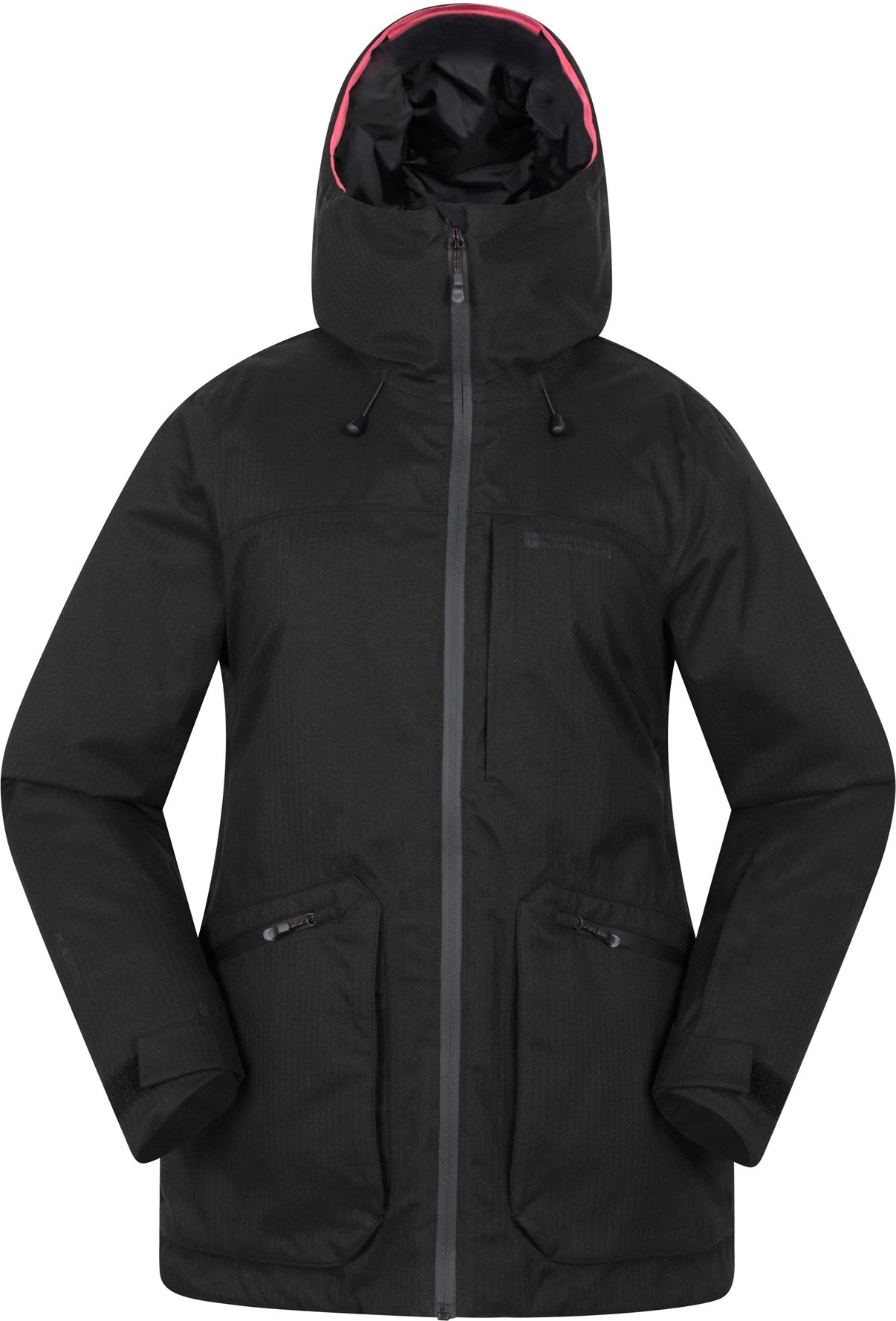 Mountain Warehouse - "Verbier" Skijacke für Damen, Wasserfest (Schwarz)