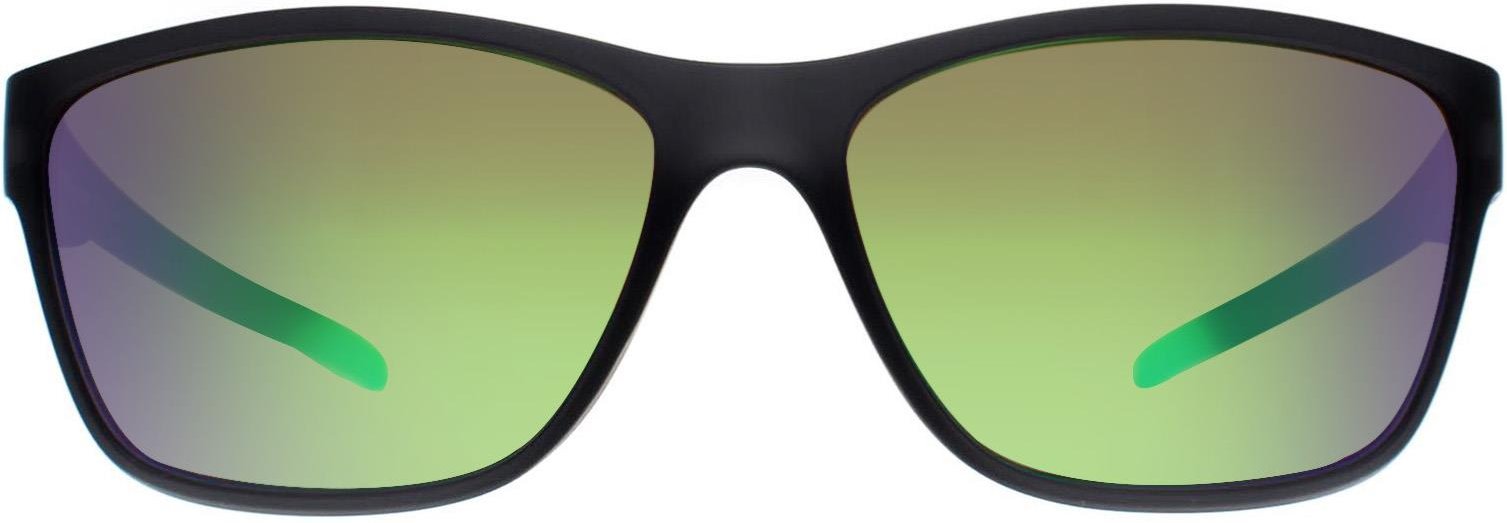 BMW Rectangle Mens Matte Black Green Mirror BS0036