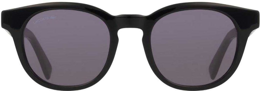 Lacoste Unisex Erwachsene Smoke Oval Sonnenbrille (Schwarz)