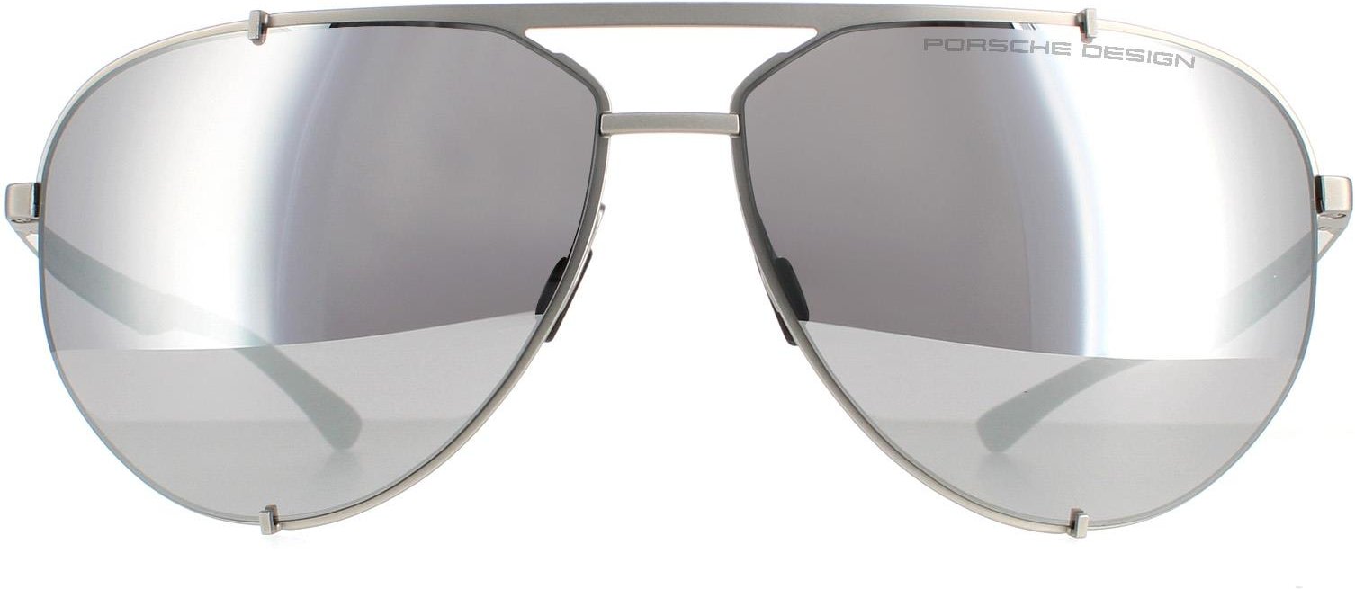 Lunettes de soleil Porsche Design P8920 B Palladium Black Mercury Silver Mirror