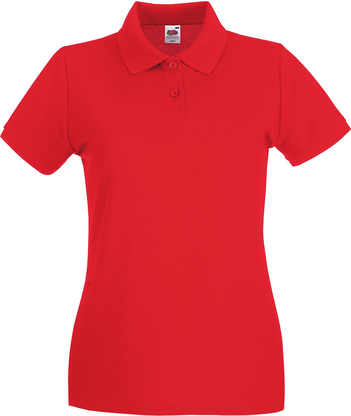 Fruit of the Loom - "Premium" Poloshirt für Damen (Rot)