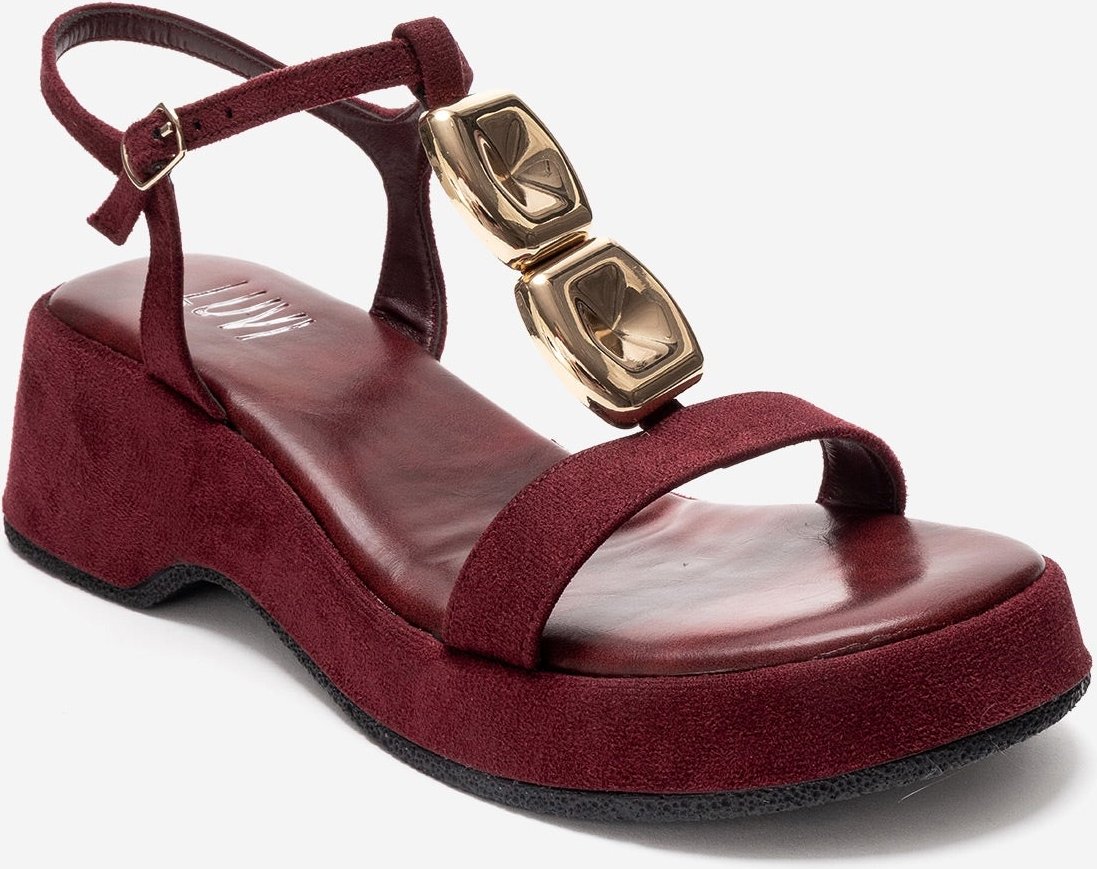 Matt Plateau Sandale