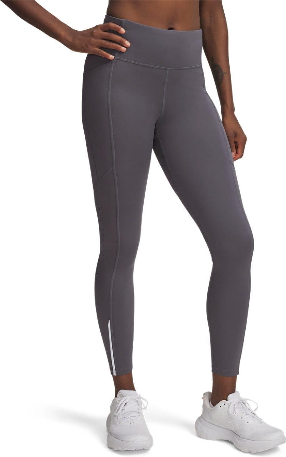Under Armour - Leggings für Damen , Laufen (Grau)
