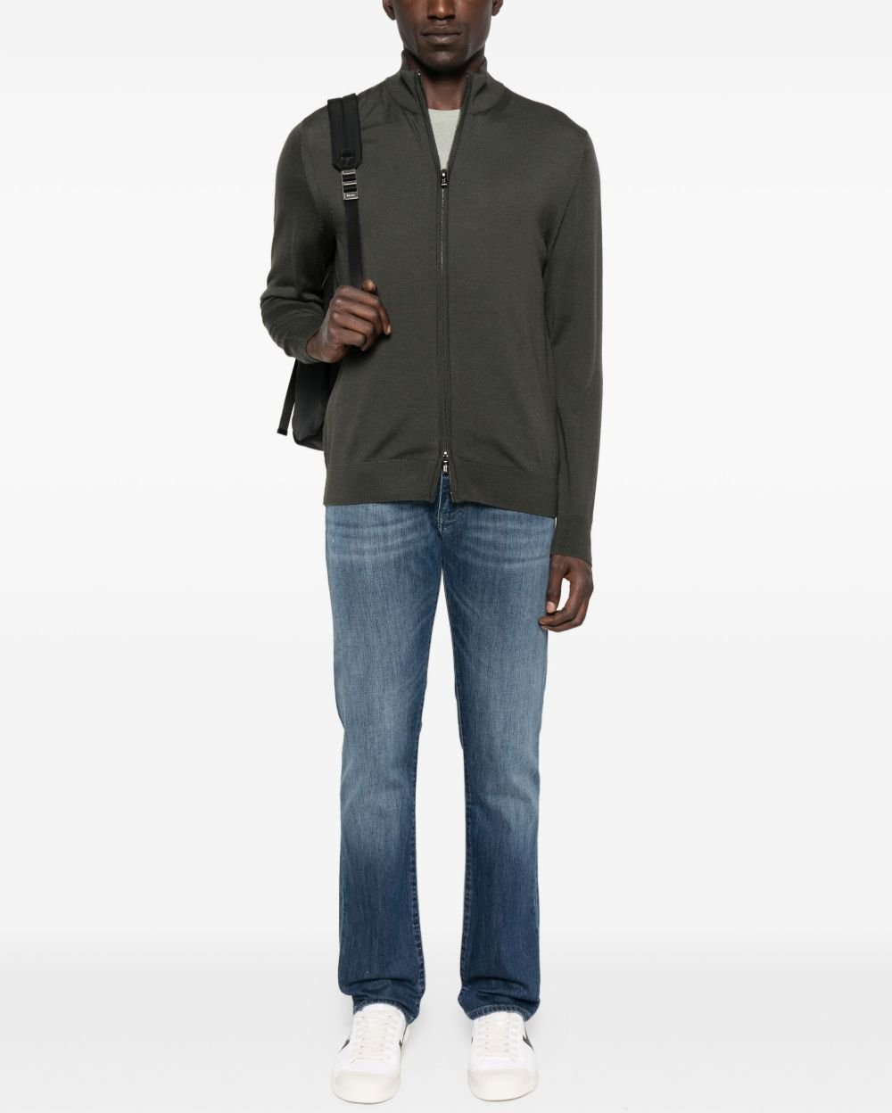 Woll-Zip-Kardigan