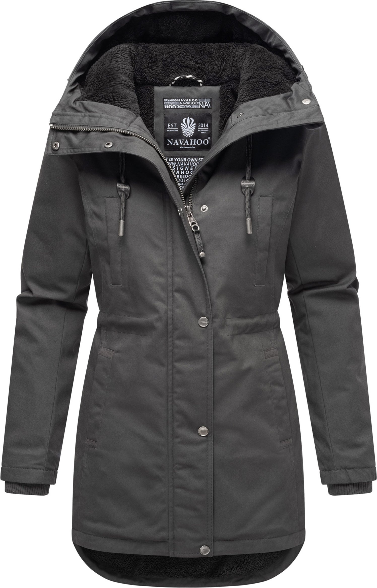Thumbnail - Navahoo Winterfunke Damen Winterjacke mit Teddyfellfutter