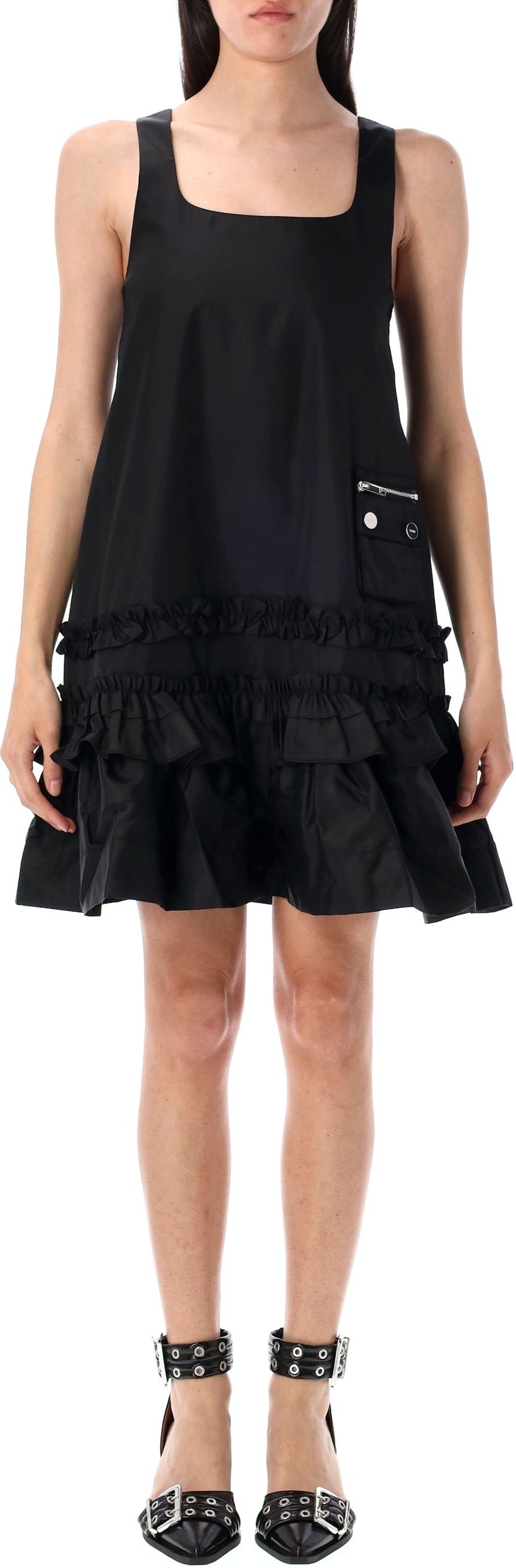 Duchesse Nylon Minikleid