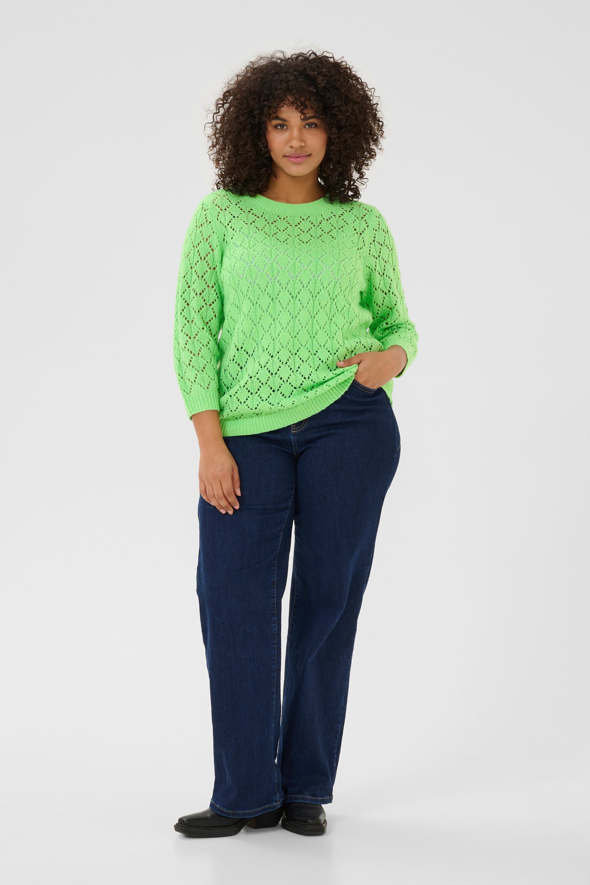 Strickpullover Regular fit light green