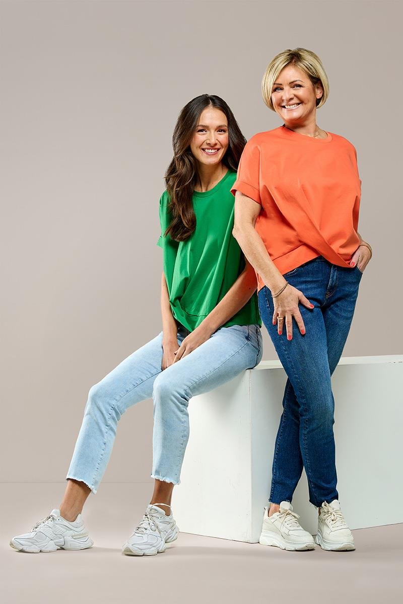 Caroline Tensen Selby Top Orange