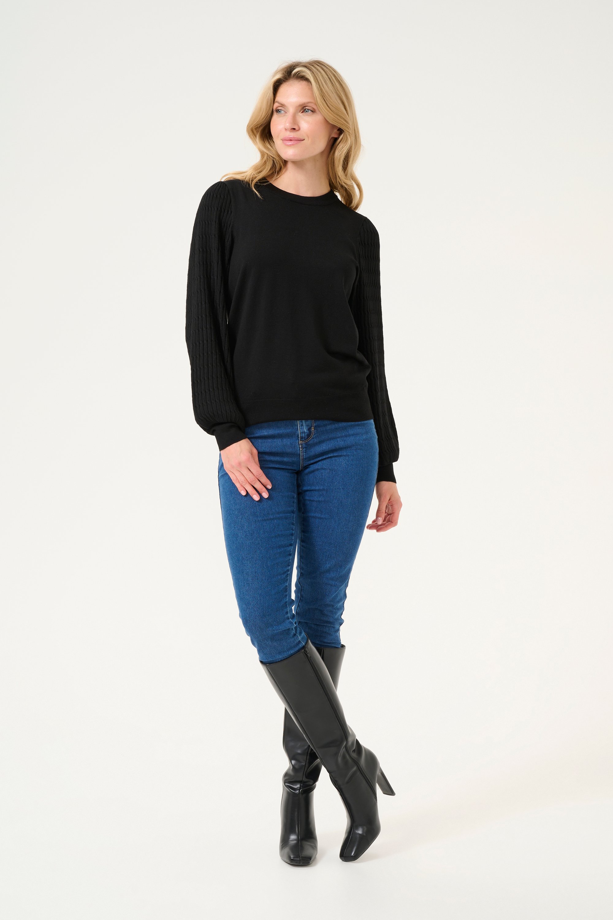 Thumbnail - Strickpullover KAnanna Regular fit black