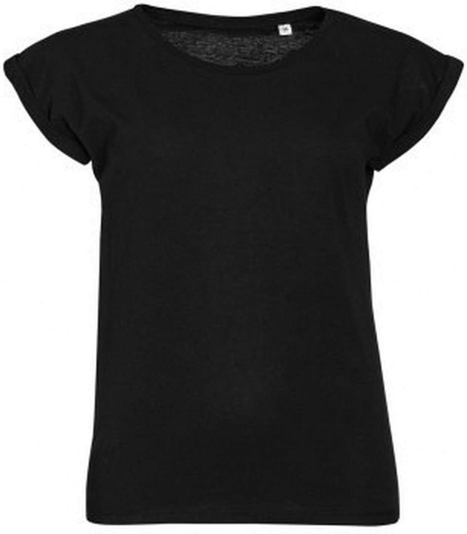 SOLS Womens/Ladies Melba Plain Short Sleeve T-Shirt (Deep Black)