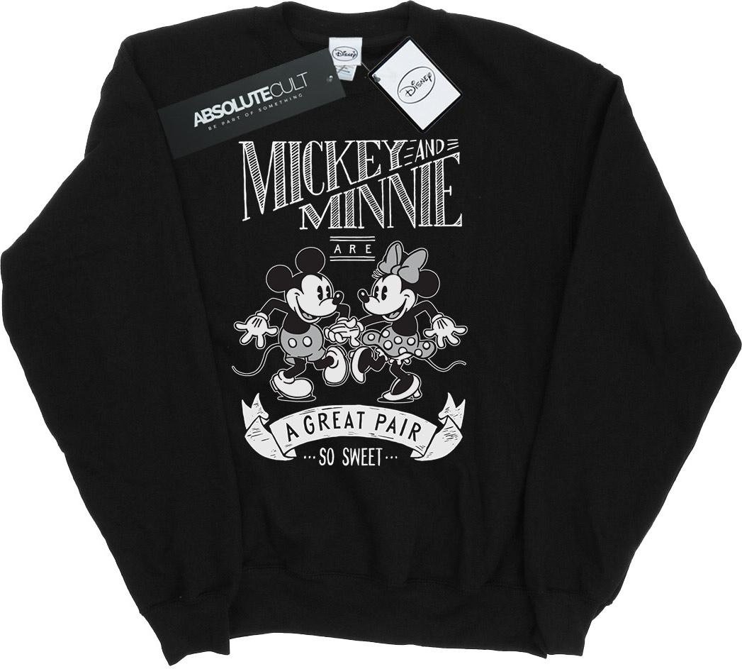Disney - "Great Pair" Sweatshirt für Damen (Schwarz)