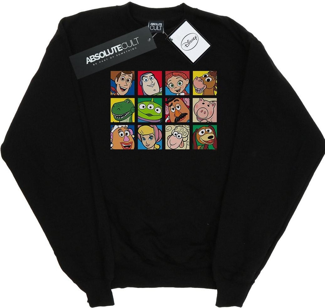 Disney - "Toy Story Character Squares" Sweatshirt für Herren (Schwarz)