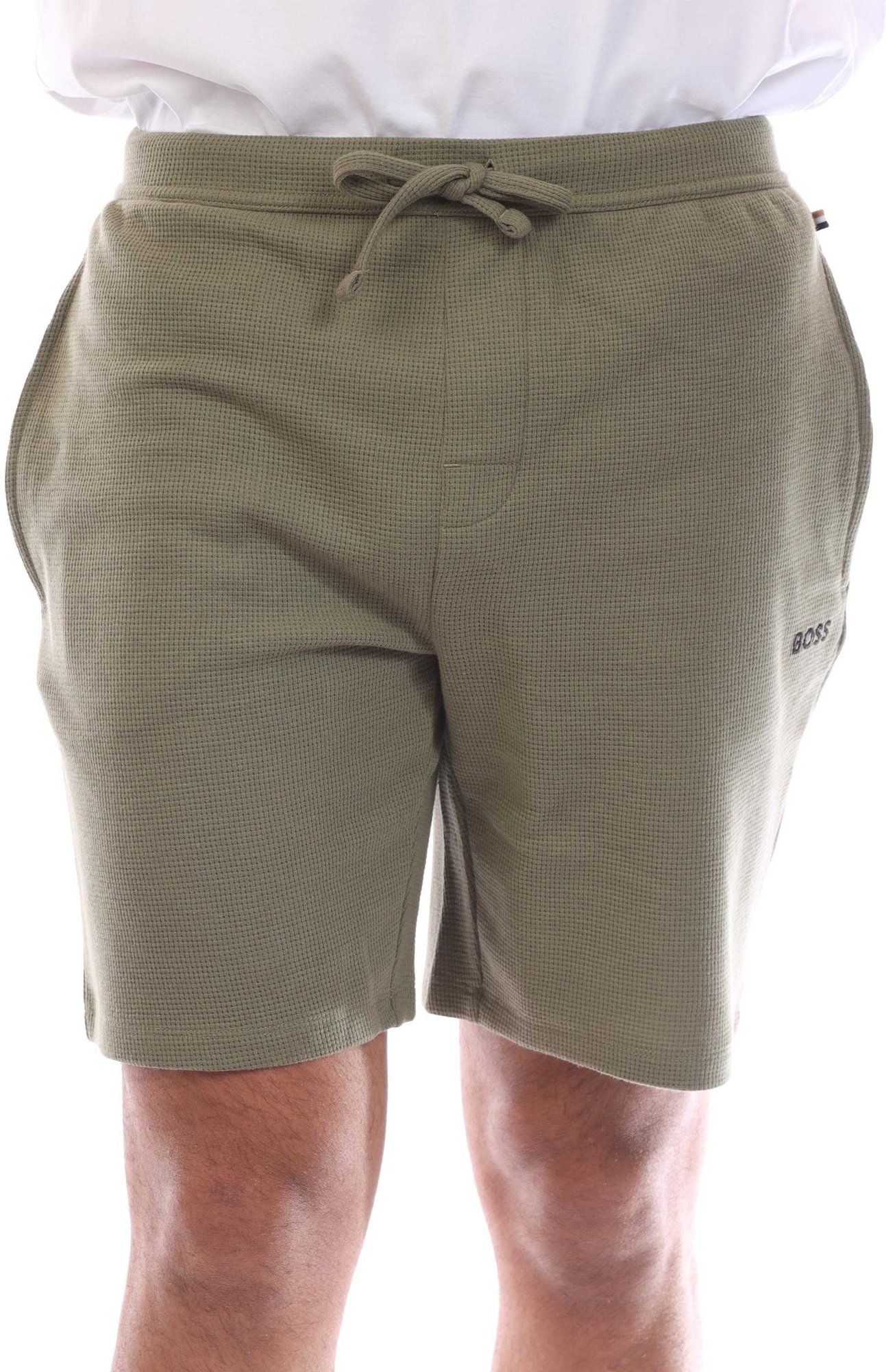 Boss - Schlafanzug-Shorts für Herren (Grün)
