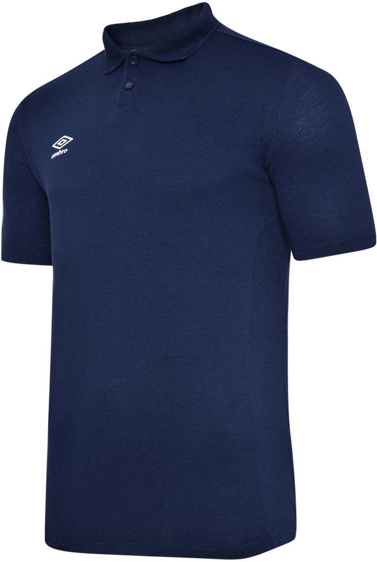 Umbro Herren Essential Polo Shirt (Dunkelmarine/Weiß)