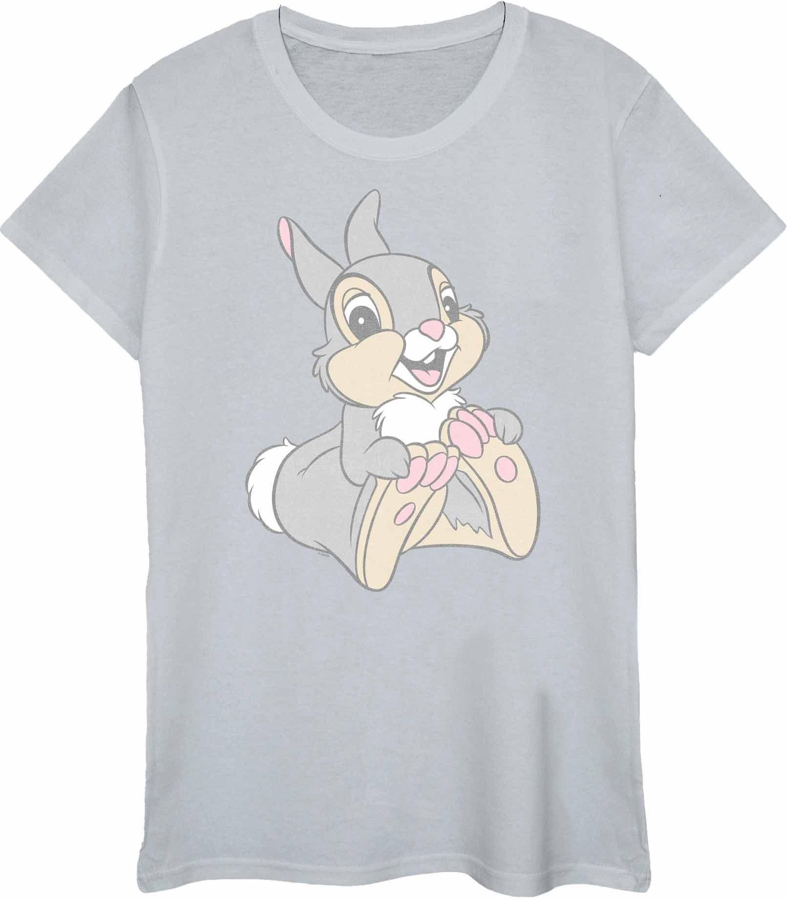Disney T-Shirt Thumper für Damen/Damen (Sport grau)