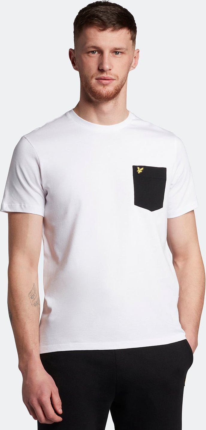 Lyle & Scott Kontrasttaschen-T-Shirt in Mehrfarben
