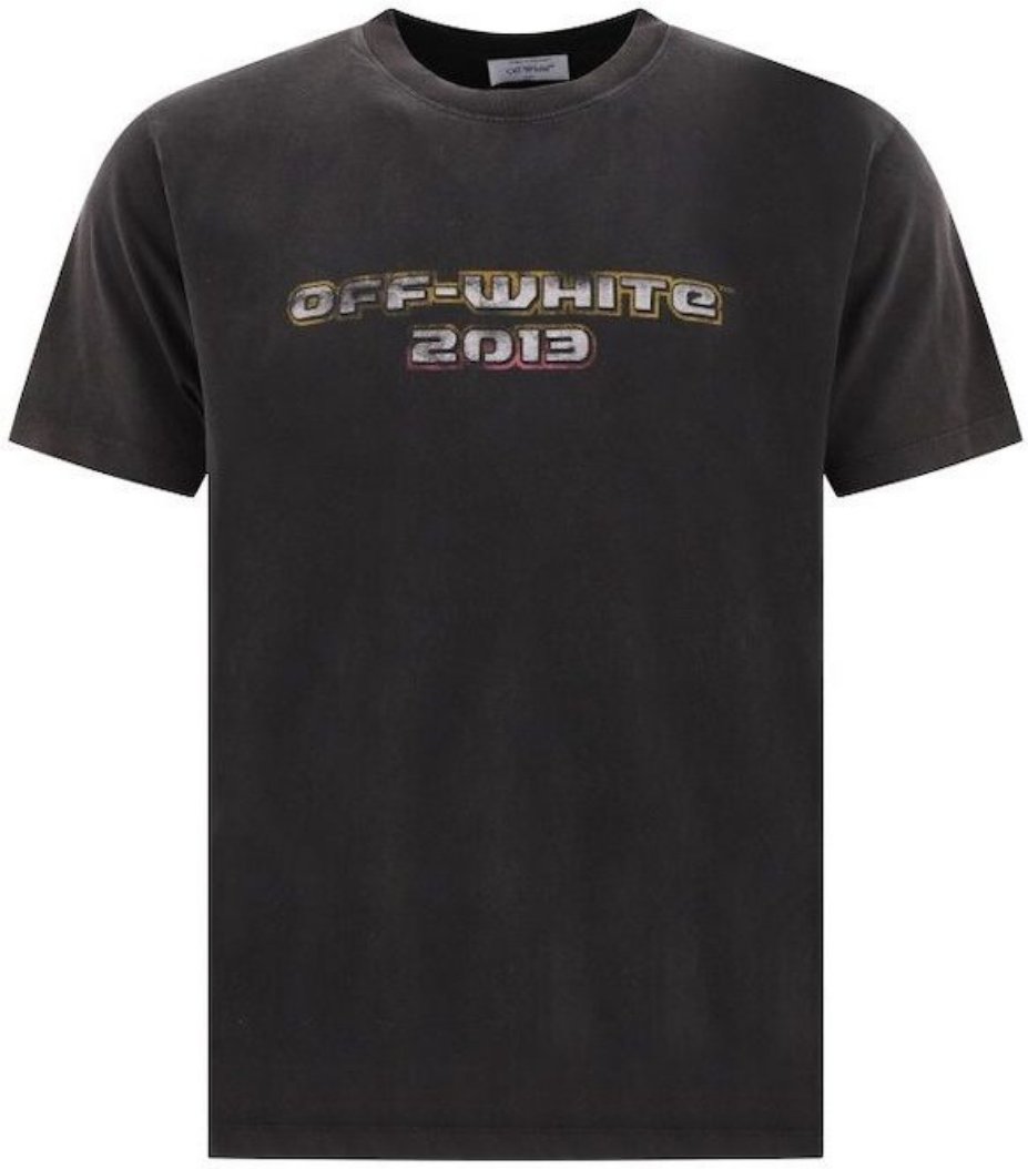 Off-White Bacchus Slim Schwarzes T-Shirt