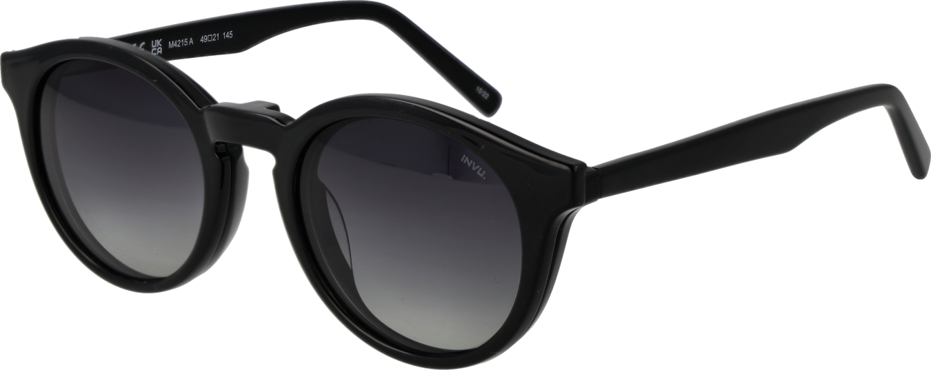 Invu Brillenfassung mit Sonnenbrillen-Klipp M4215 A 49