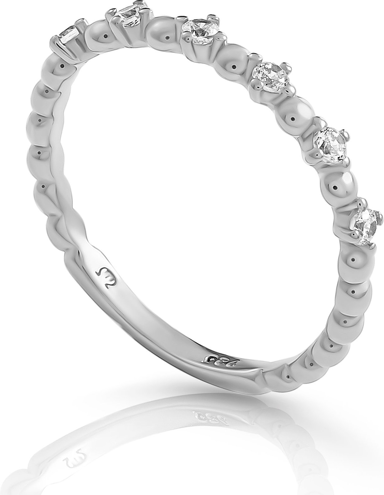 Orphelia 'Signature' Damen-Ring aus 925er Sterlingsilber – Silber ZR-7535