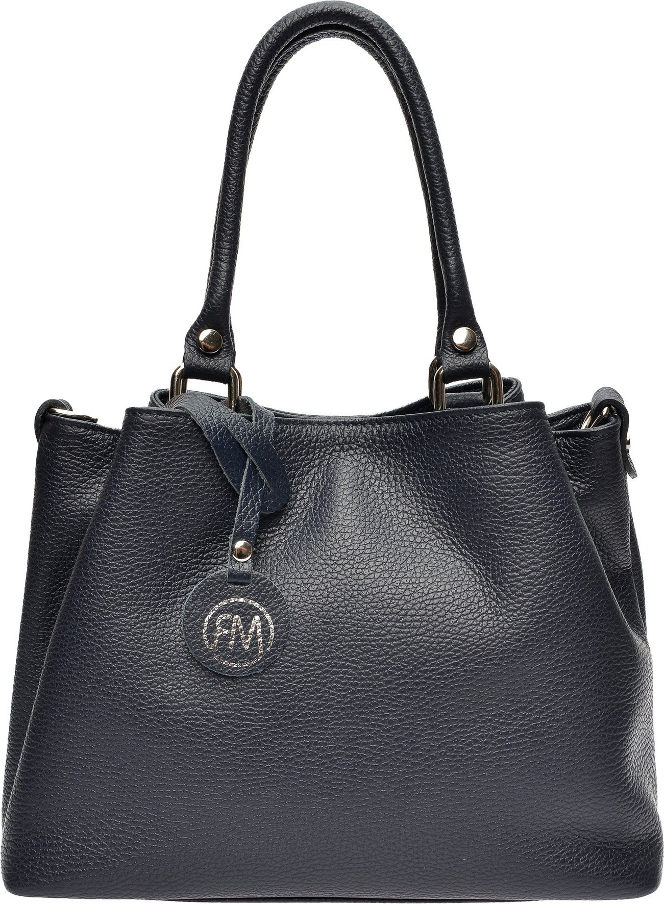 Roberta M Blaue Leder Tasche