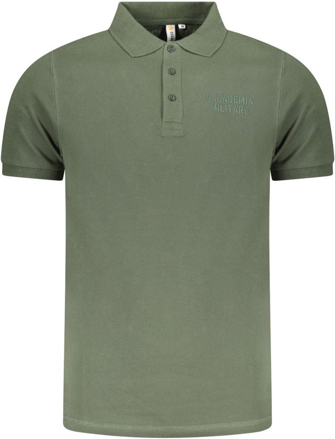 Accademia Militare Verde Baumwolle Herren Polo