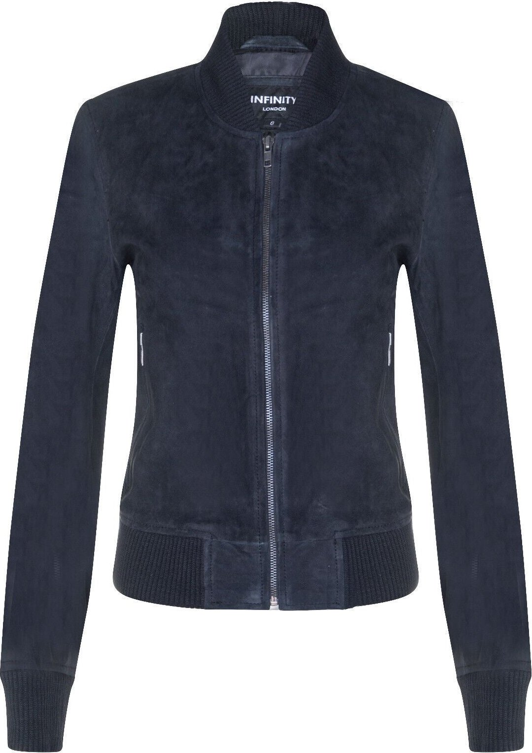 Klassische MA-1 Wildleder-Bomberjacke für Damen – Newbury