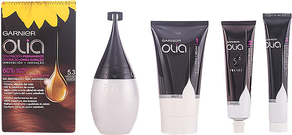 Olia Coloración Permanente #5,3 Capuccino Set 4 pz