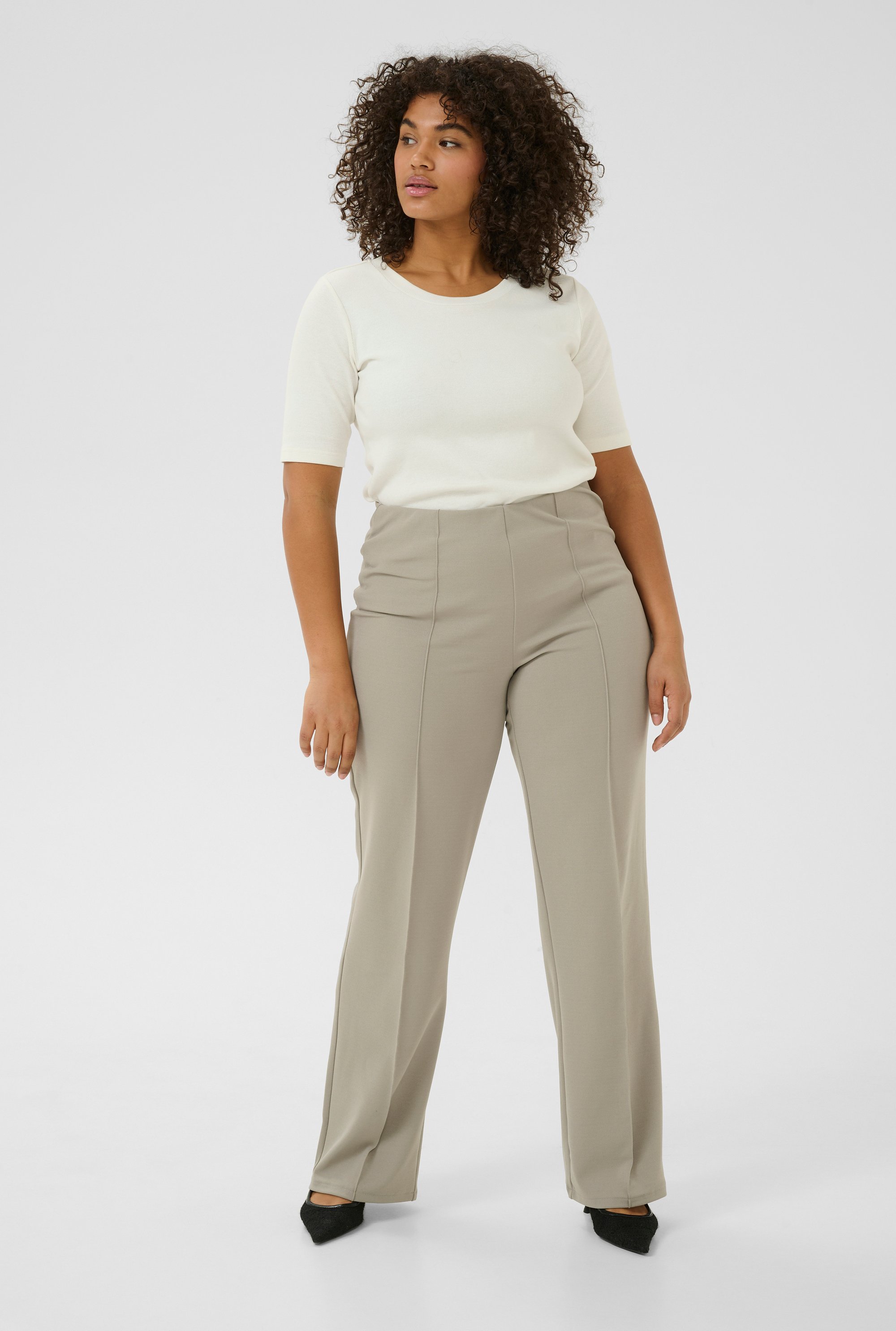 Casual Hose Slim fit Elephant Skin grey