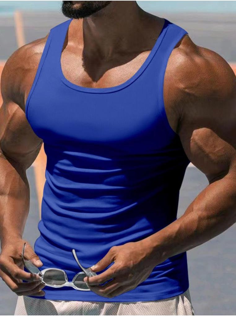 Thumbnail - Herren Tanktop in Übergröße mit breiten Trägern