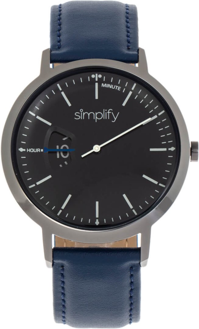 Simplifier la montre à bracelet en cuir 6500