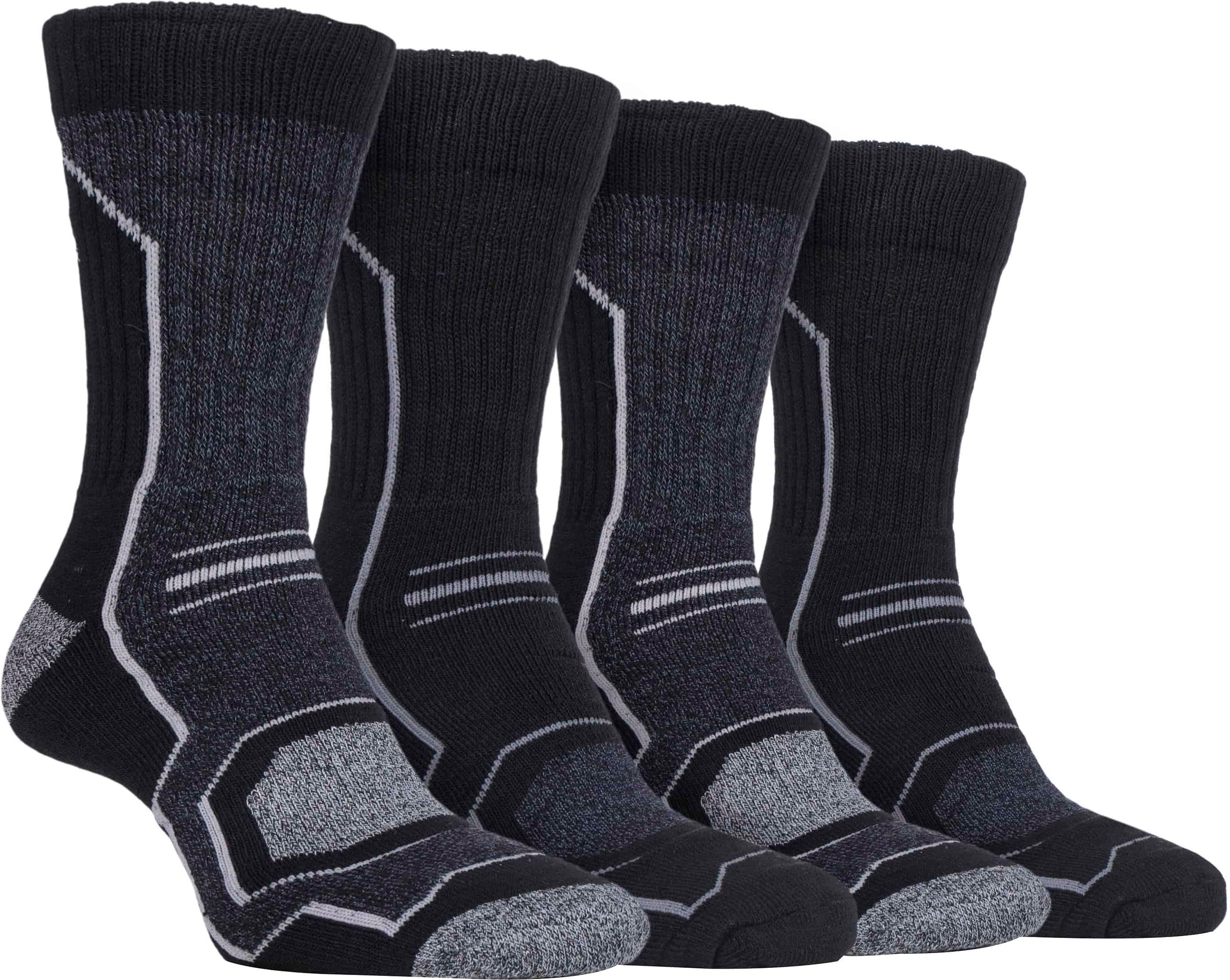 4 Pack Herren Cushion Lightweight Wandern Boot Socken für warmes Wetter