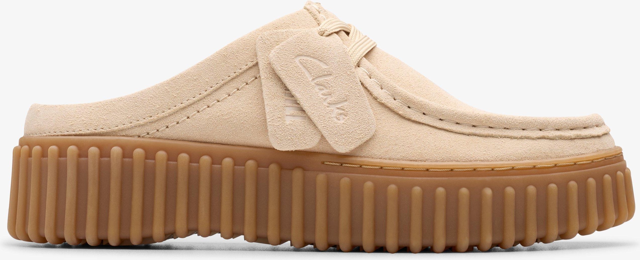 Torhill Pantoletten Ecru Suede Schuhe