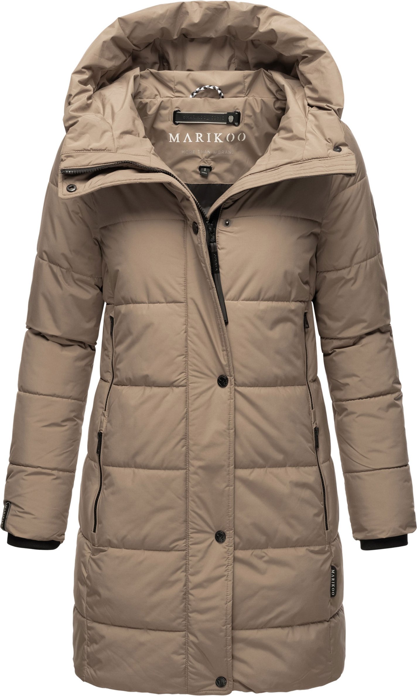 Marikoo Damen Steppjacke Karumikoo XVI – warm, stylisch & mit Kapuze