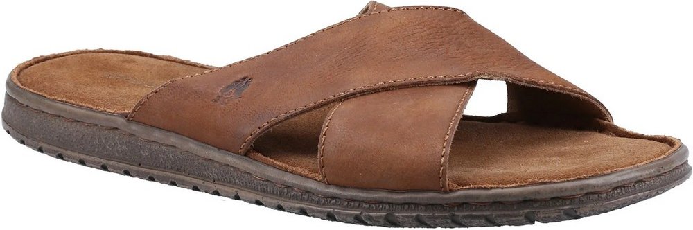 Thumbnail - Hush Puppies - Herren Sandalen "Nile", Überkreuzt, Leder (Braun)