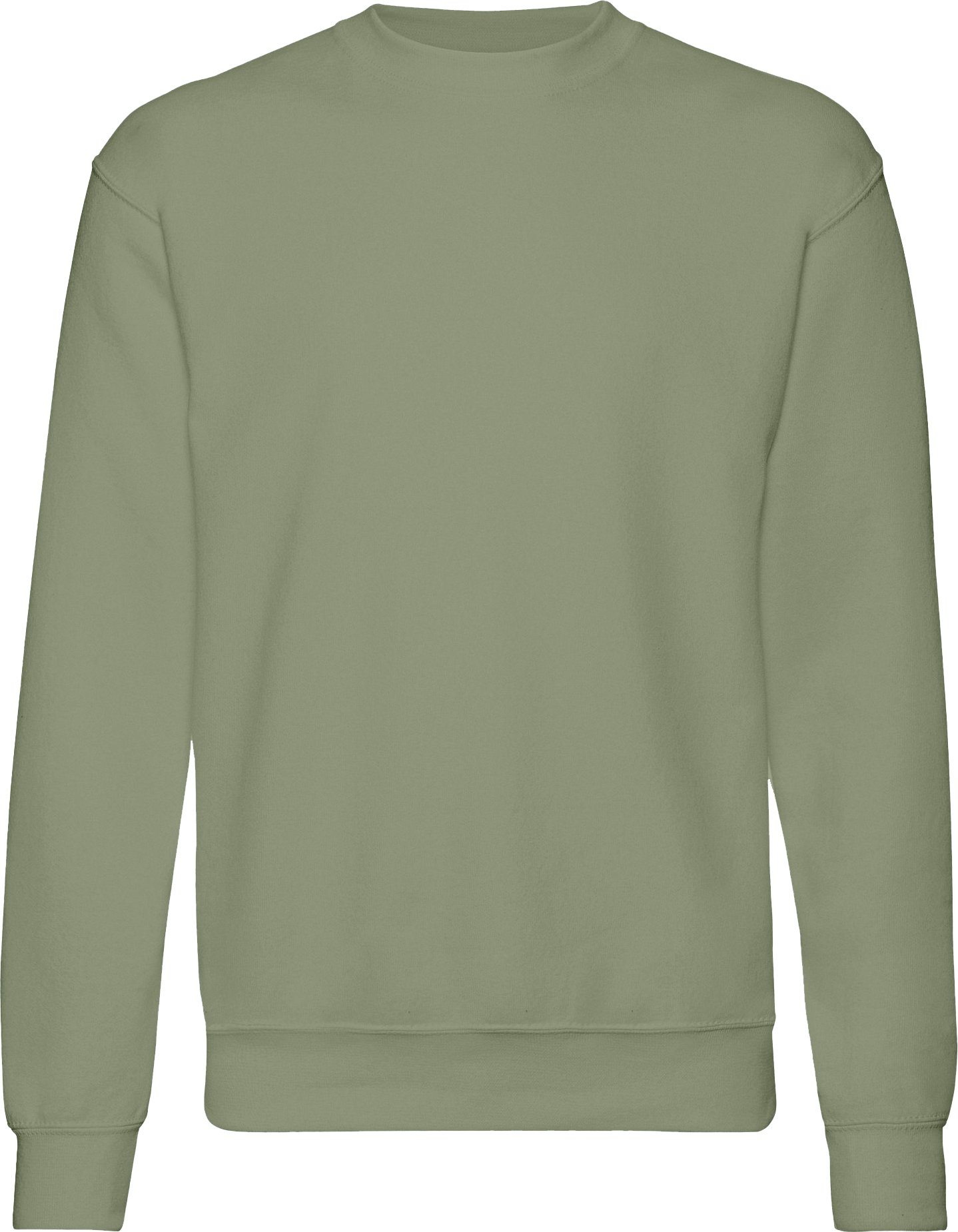 Fruit Of The Loom Herren Set-In Belcoro® Yarn Sweatshirt (Klassisch Oliv)