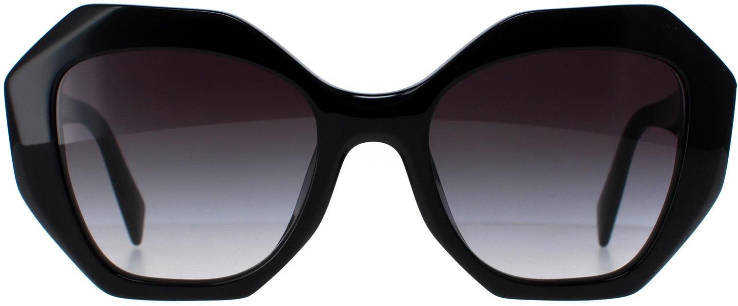 Prada Rund Damen Schwarz Grau Gradient PR16WS