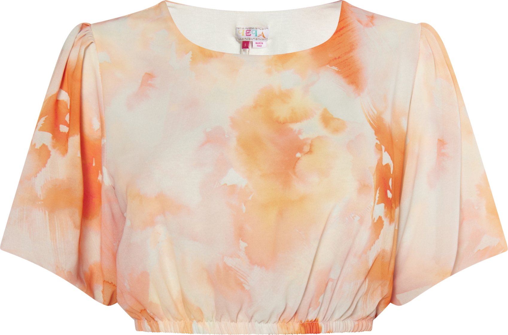 Thumbnail - IZIA Bluse mit Batikmuster Damen Orange Mehrfarbig