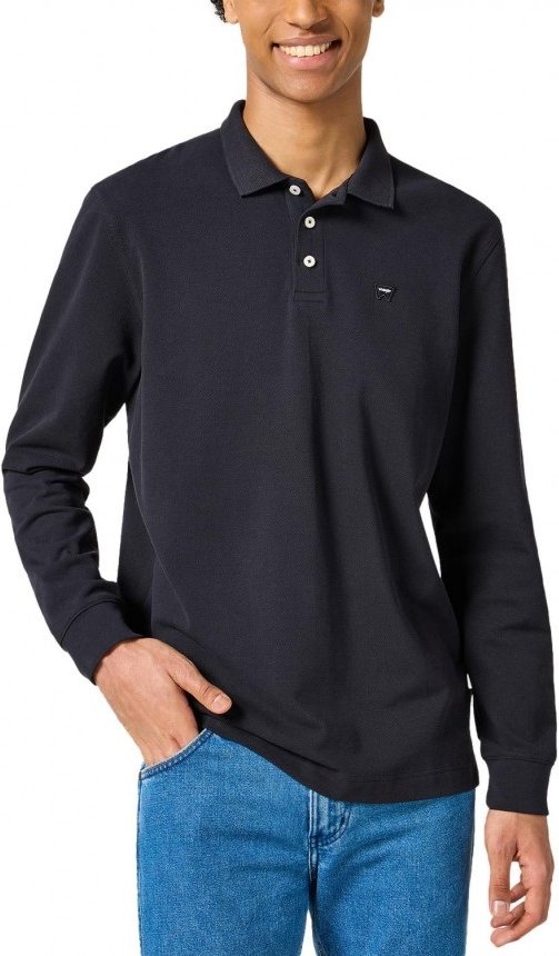 Wrangler ongsleeve Polo Black