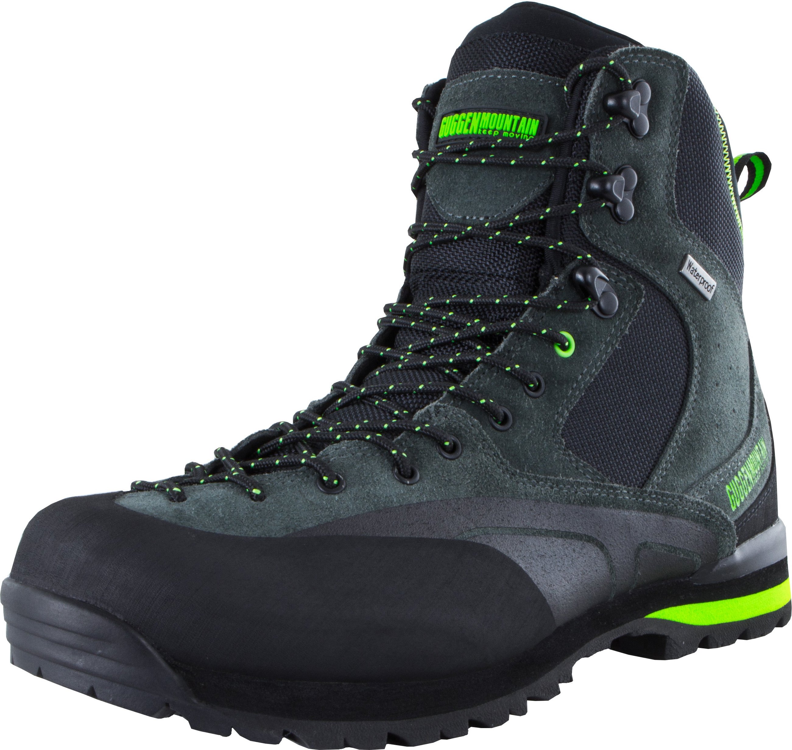 Thumbnail - Herren Trekkingschuhe Wildleder Schwarz